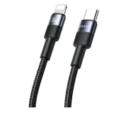 USAMS Kabel USB-C na Lightning 30W 1,2m czarny - 1569129 - zdjęcie 1